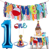 Ofishally Highchair Banner for Baby First Birthday Party Decorations