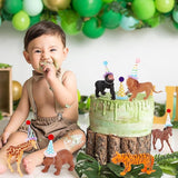 20 Pcs Jungle Animal Birthday Party Decorations Safari Animals