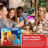 Right or Racist, Card Game, Gag Gift with Hundreds of Trivia and