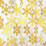Gold Snowflake-Snow Christmas Party-Decorations Garland - 6pcs Winter