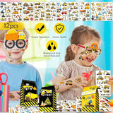 Construction Party Favors Supplies Including Paper Glasses Gift Bag