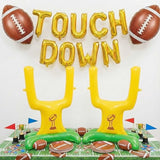 Football Party Decorations & with Football Goalpost Touch Down