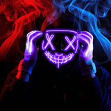 JOYIN Halloween Led Mask, Light Up Mask and Gloves for Cosplay Costume