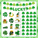 30 Pcs St Patrick's Day Decorations Set Hanging Swirls Green