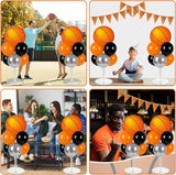 Basketball Party Balloons Stand Kit 2 Sets With 2 Basketball Ball