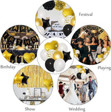Amandir Black Gold Birthday Decorations for Men Women Black Gold