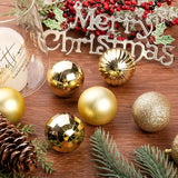 XmasExp 24ct Christmas Ornaments Shatterproof Christmas Ball Ornaments