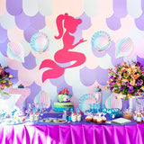 96 Pcs Mermaid Plates and Napkins for 24 Guests 7 Inch 9
