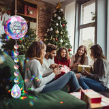 Merry Christmas Crystal Suncatcher Ornament Gifts for Women Mom Wife