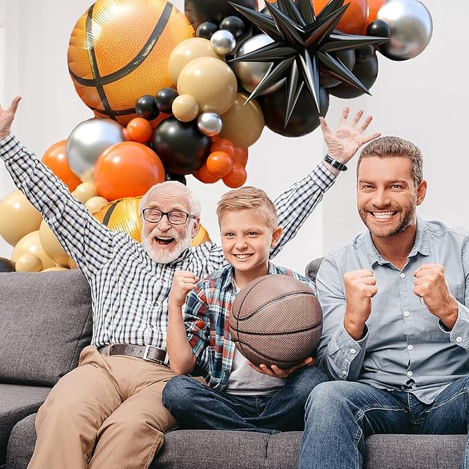 Basketball Balloon Arch Garland Kit 103Pcs Basketball Party Balloons