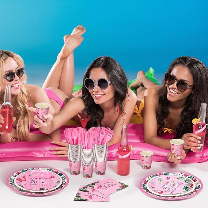 252 Pcs Bachelorette Party Tableware Set Included Plates Napkins