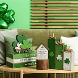 8 Pcs St Patricks Day Decoration St Patrick's Day Table Wood