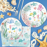 Under The Sea Party Decorations Tableware For Ocean Theme Birthday