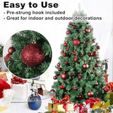 Maroon Large Christmas Balls-Christmas Tree Decoration Ornaments