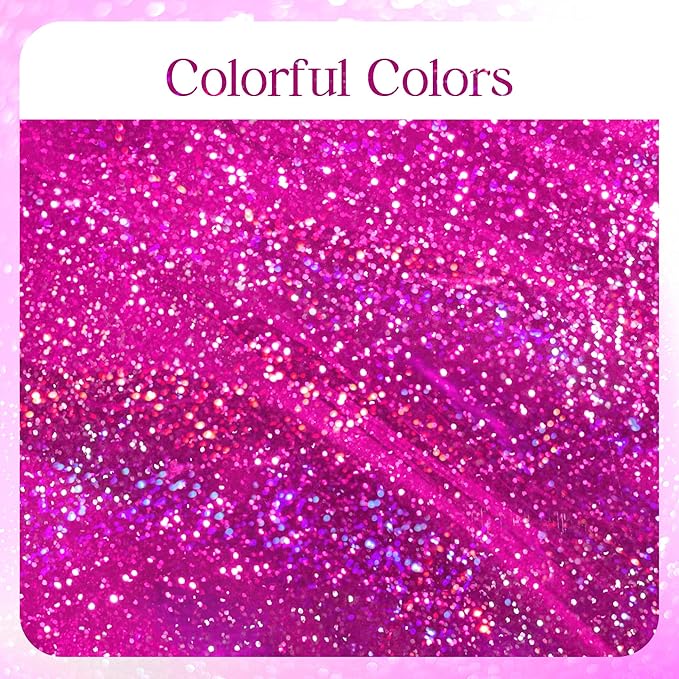 Just Shimmer 1 Pcs Fuchsia Hot Pink Holographic Tablecloths 40" x