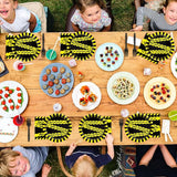 96 Pieces Construction Birthday Party Tableware Set for Dump Truck
