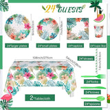 194 Pcs Hawaiian Luau Party Decorations Supplies Set Tropical