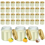 ACITHGL 36 Pcs 4oz Mini Mason Jar Candles Small Scented Candles Bulk
