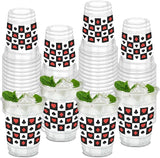 50 Pcs Casino Party Cups 12oz Poker Theme Cups for Poker Game Party
