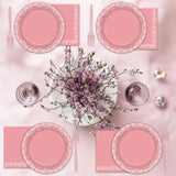 96 Pcs Pink Cielito Party Theme Lindo Decorations Mexican Disposable
