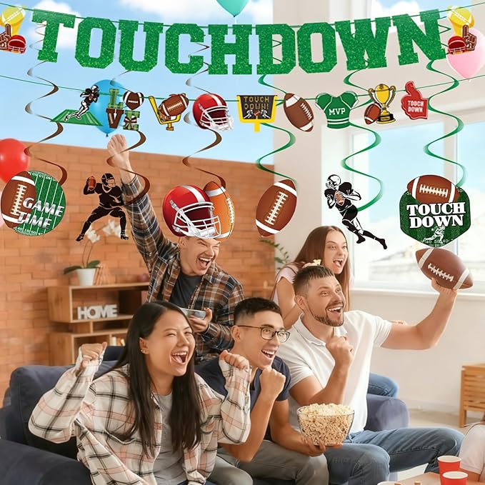 Football Party Decorations Kit Tailgate & Football Birthday Party