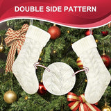 Christmas Stockings Bulk, 20 Inch Ivory Knit Stockings Christmas