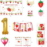 Strawberry 1st Birthday Decorations Party Supplies Strawberry Sweet
