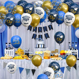 OuMuaMua 74 Pack Graduation Party Decorations Balloons Set - 12 Inch