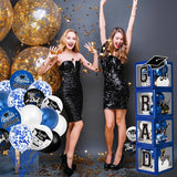 Graduation Decorations Class of 2026 - Blue Graduation Decorations -