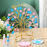 Gender Reveal Fingerprint Tree Boy or Girl Party