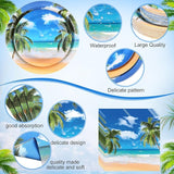 219 Pcs Beach Party Decorations Blue Summer Tropical Plate Napkin