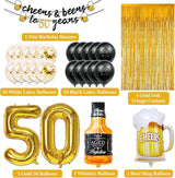 50th Birthday Decorations Cheers to 50 Years Party Decorations for