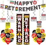 Retirement Party Decorations for Men Women Happy Retirement