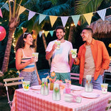 50Pcs Luau Party Decoration Cups 16 OZ Disposable Plastic Drinking