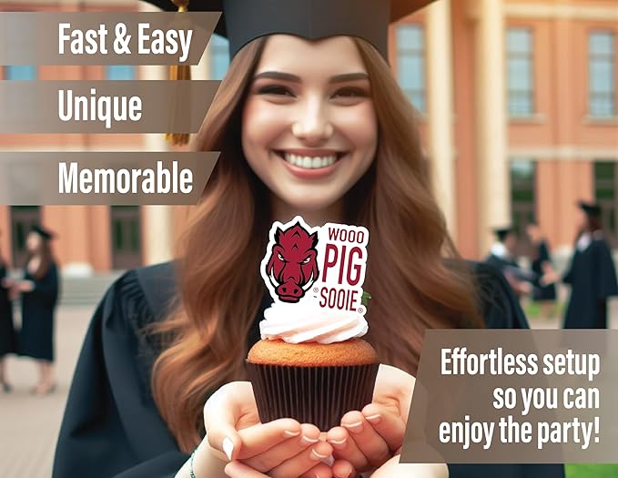 University of Arkansas Party Supplies for Football, Birthday Gift,