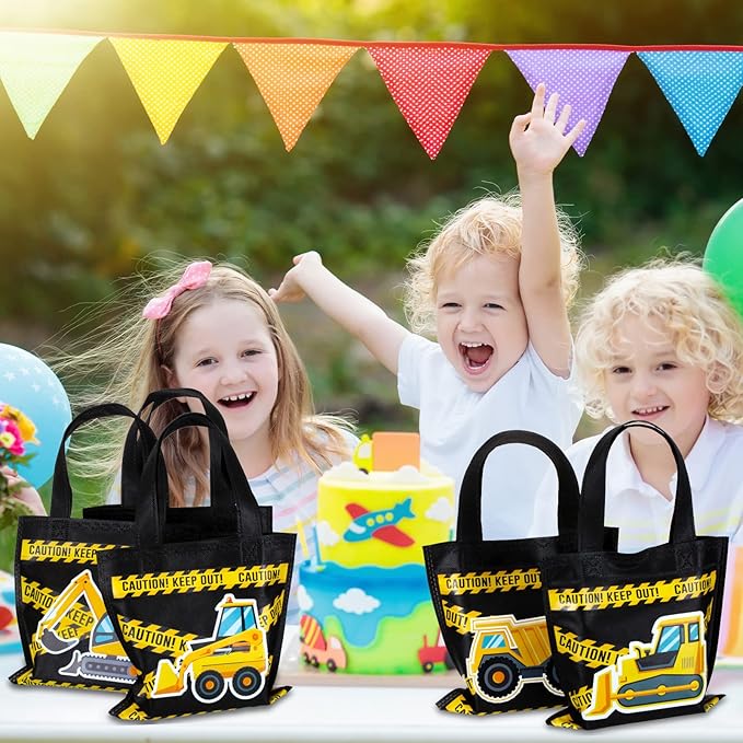 24 Pcs Construction Party Favors Construction Theme Gift Bags Dump