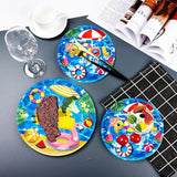 150Pcs Pool Party Supplies Set 9 & 7 Plates Napkins Knives Forks