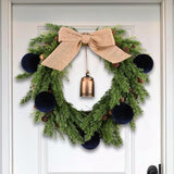 Velvet Ornaments for Christmas Tree Decorations - Navy Blue Xmas Ball