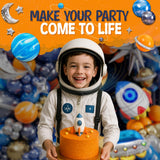 ALL-IN-1 Space Balloon Arch Kit with BONUS Specialty Foil Balloons for