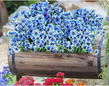 AmyHomie 20 Bundles Artificial Flowers for Outdoors UV Resistant Fake