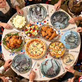 60 Pcs Dinosaur Birthday Decorations Paper Plates 9 Heavy Duty Dino