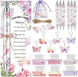 145 Pieces Baby Shower Favors for Guest Butterfly Ballpoint Pens and