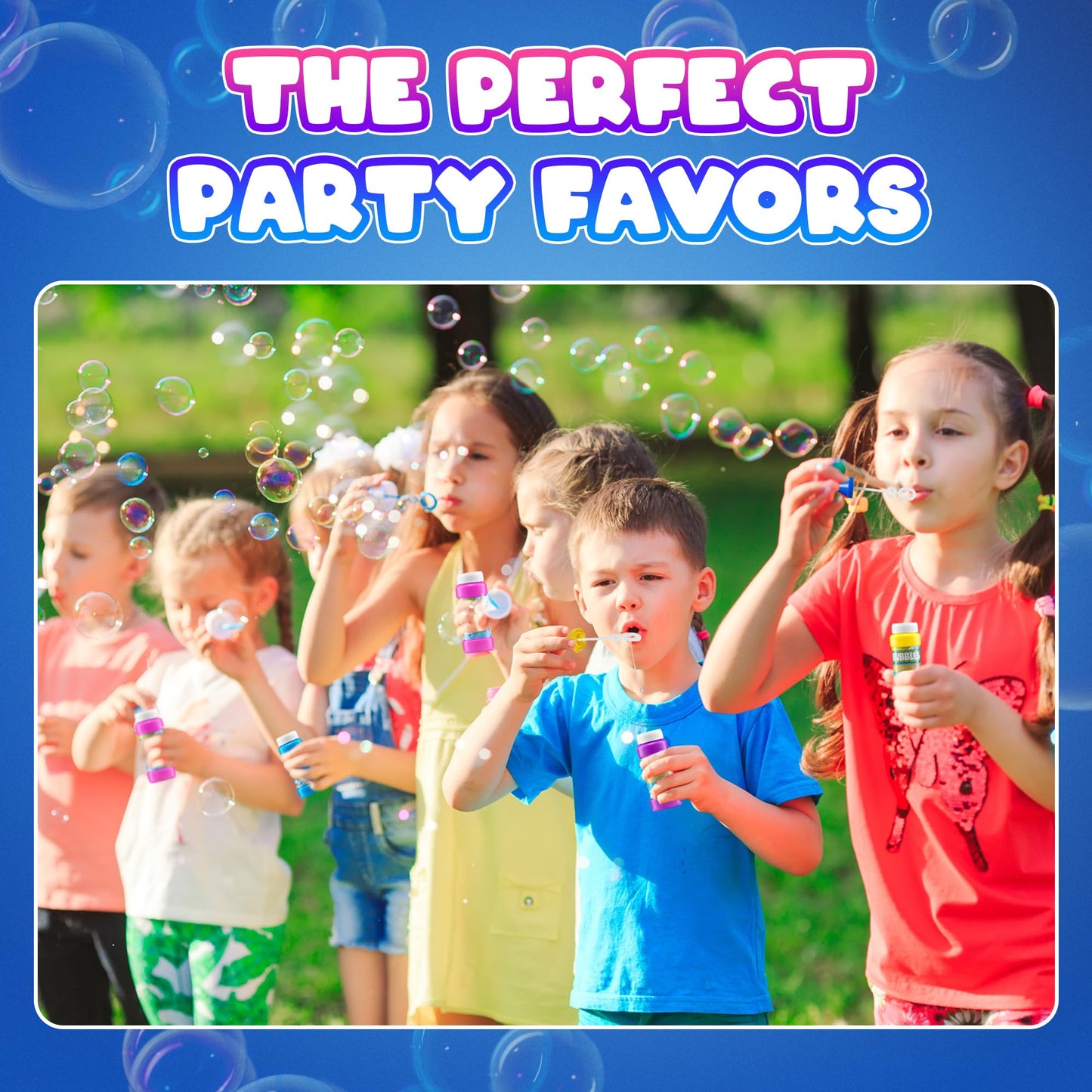 Party Bubbles for Kids - (Bulk Pack of 24) 2-oz Bubbles Bulk Solution