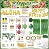 323 Luau Party Decorations Hawaiian Party Decorations Kit For Adults