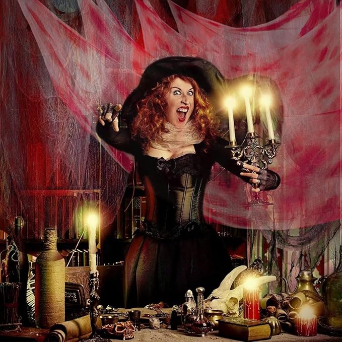 Halloween Blood Creepy Cloth 315 x 79 Inch Scary Spooky Cloth for