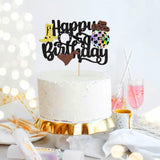 1Pcs Disco Cowboy Birthday Cake Topper Disco Cowboy Cake Decorations
