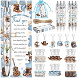 145 Pieces Cowboy Baby Shower Favors for Guest A Little Cowboy is On