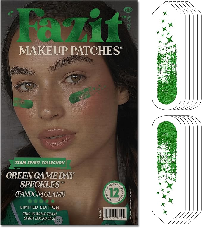 Fazit Makeup Patches - Green Game Day Speckles - Glow Up Make-Up