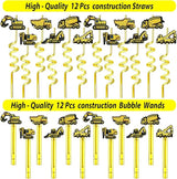 232PCS Construction Birthday Party Supplies Decorations Favors