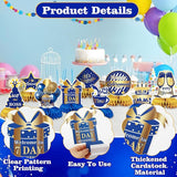 10 Pcs Retirement Party Decorations, Blue Gold Retirement Table